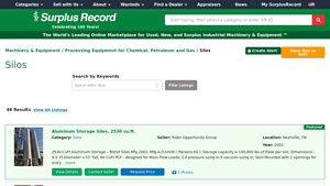 Surplus Record - Silos for Sale