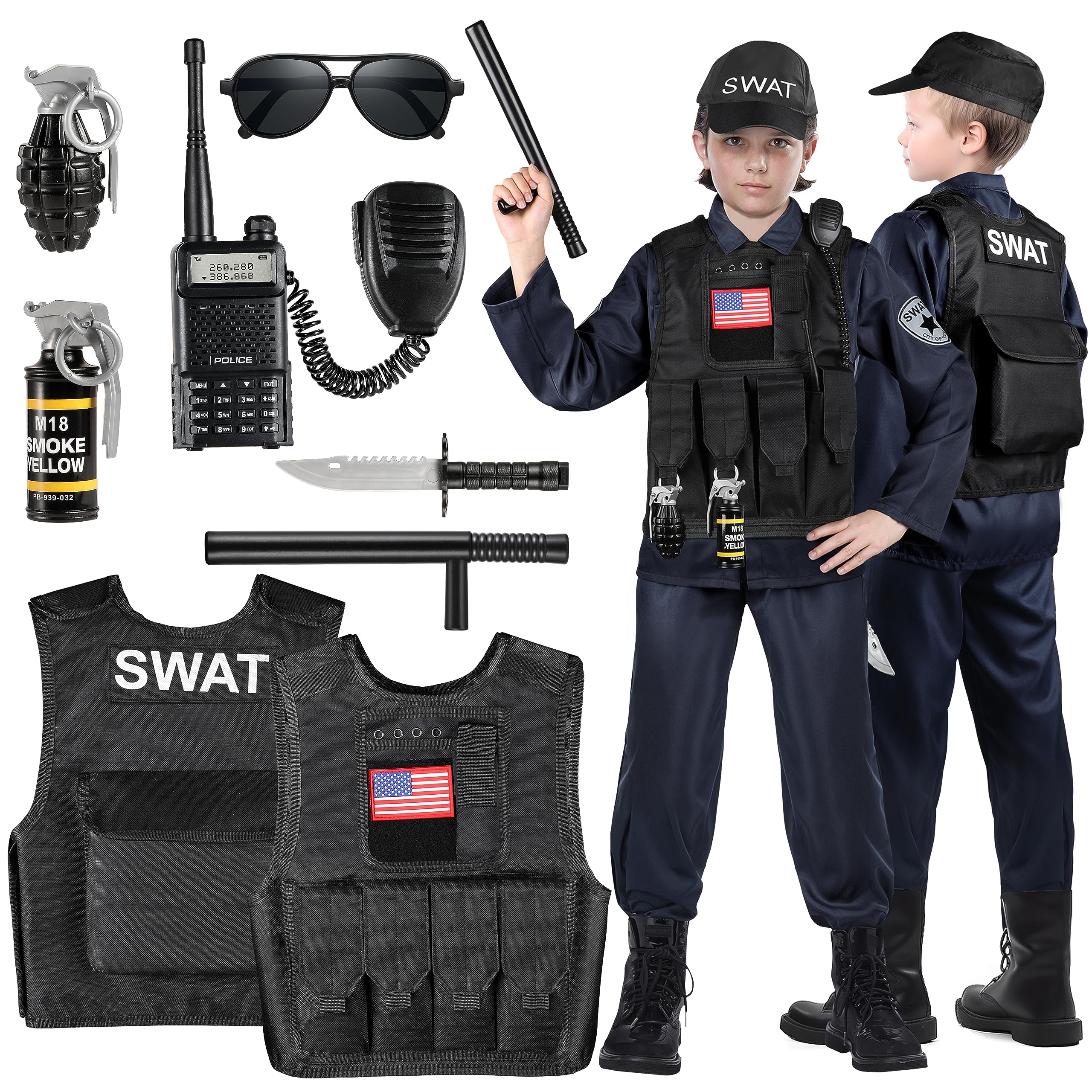 An application scenario or product detail of swat halloween costume - Image 6