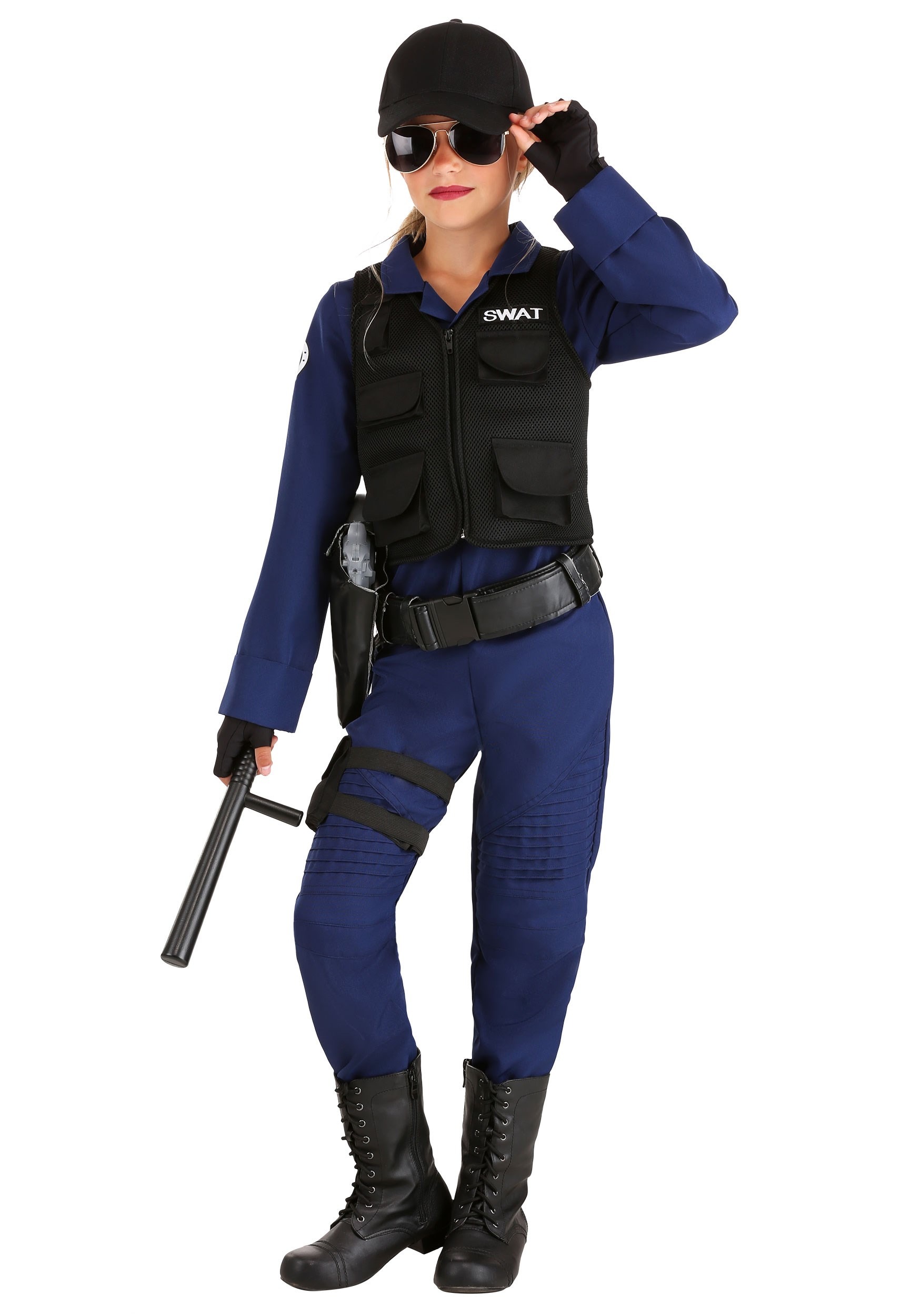 An application scenario or product detail of swat halloween costume - Image 9