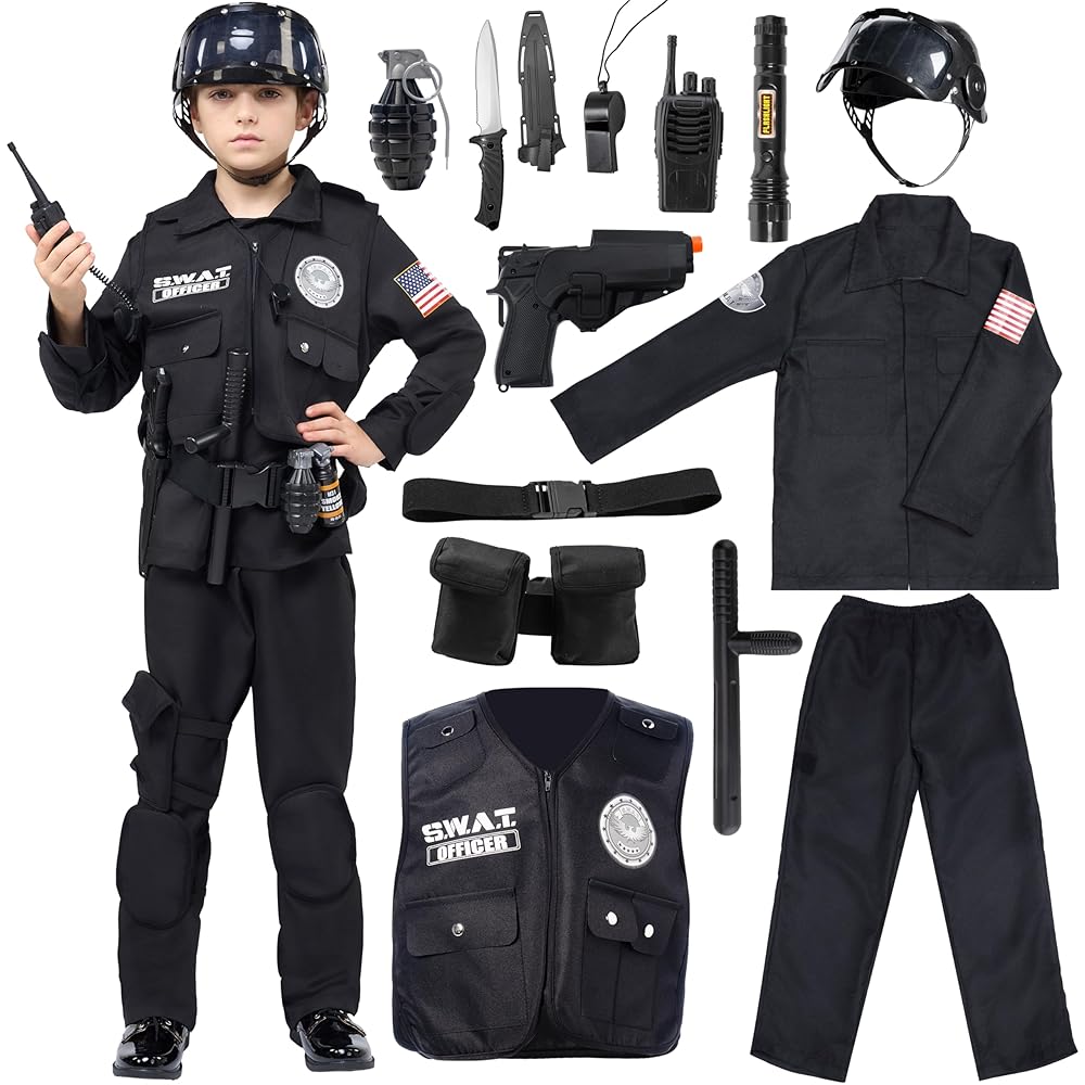 An application scenario or product detail of swat halloween costume - Image 24
