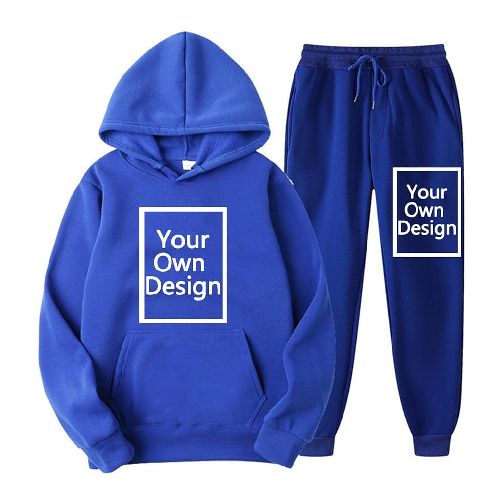 An application scenario or product detail of sweatsuit set for men personal design - Image 5