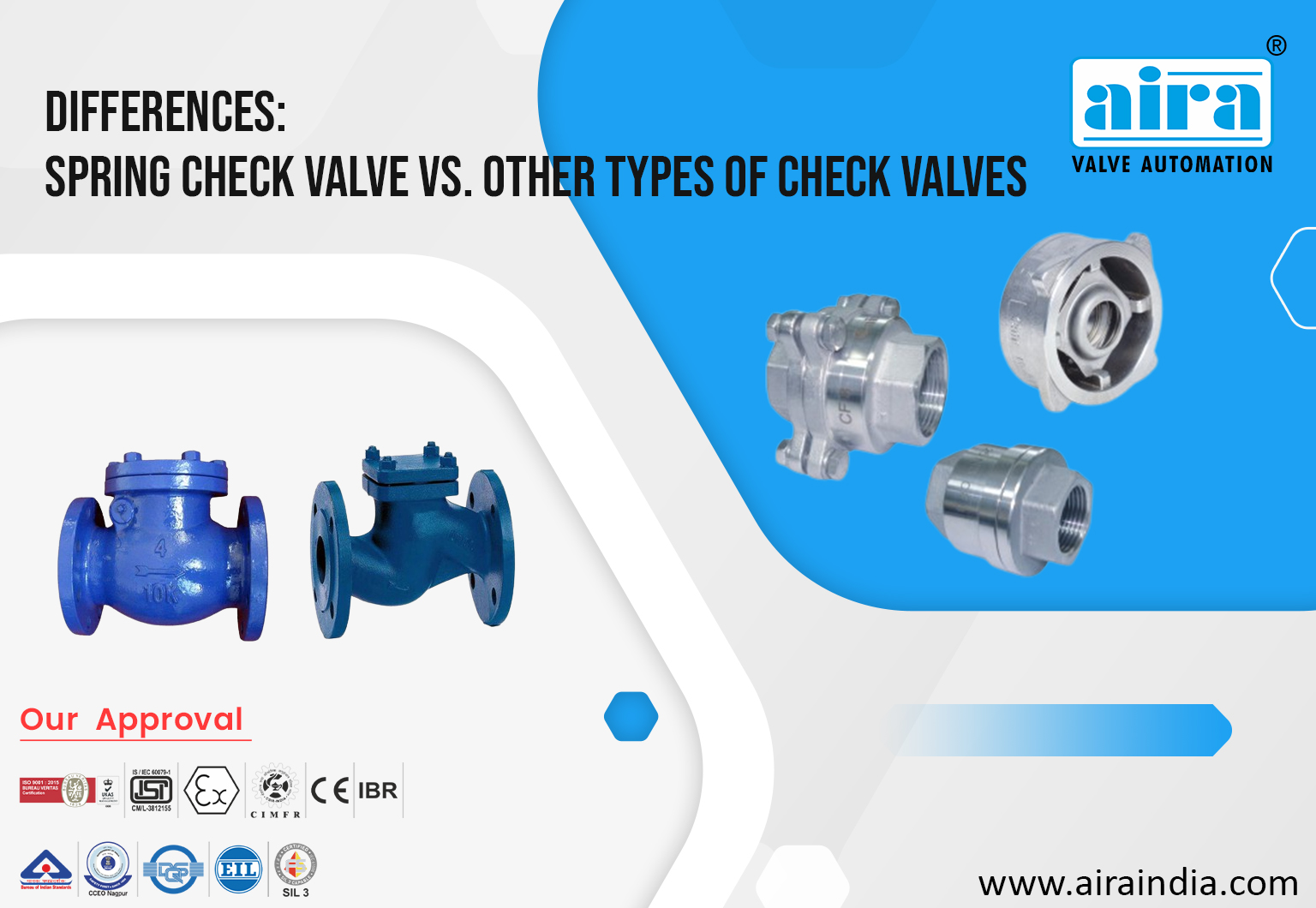 An application scenario or product detail of swing vs spring check valve - Image 3