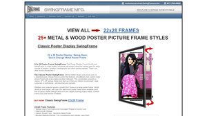 SwingFrame - 22x28 Poster Frames