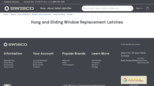 SWISCO - Window Replacement Latches