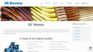 T-T Electric - DC Motors for Industrial Applications