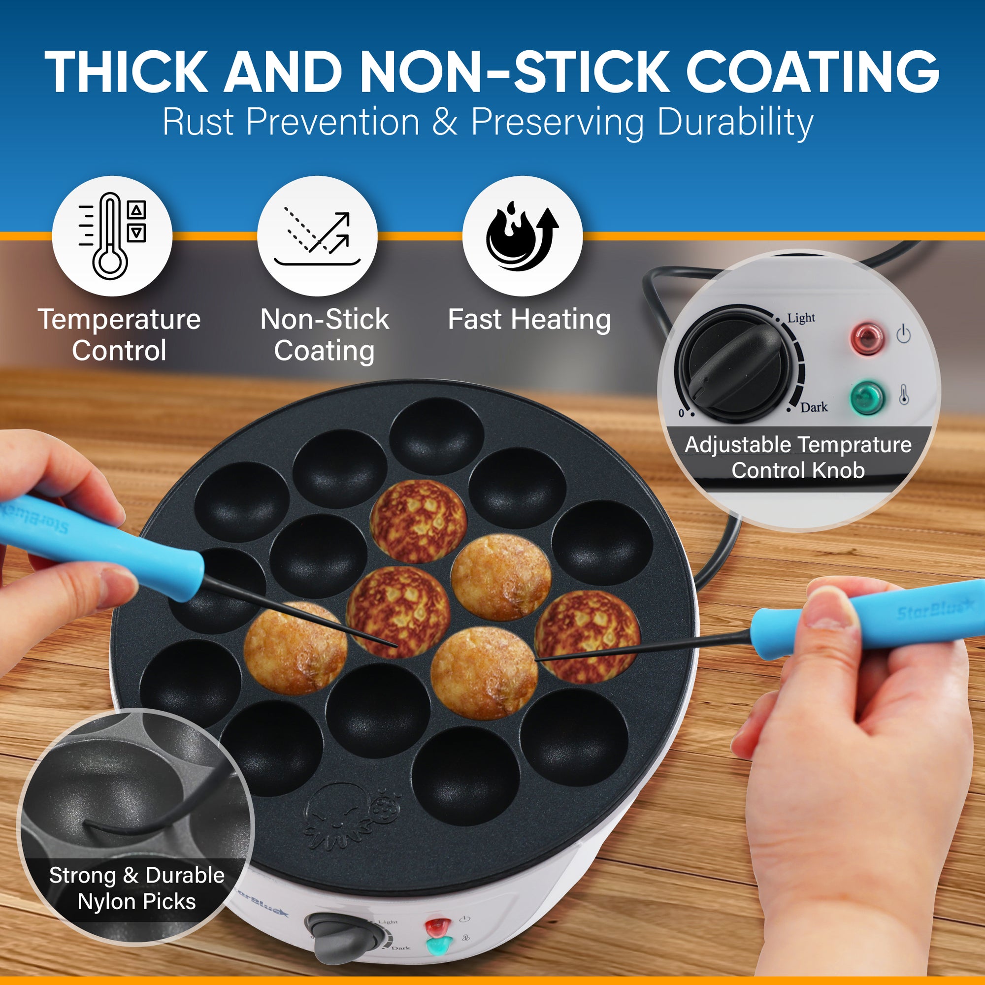 An application scenario or product detail of takoyaki maker - Image 7