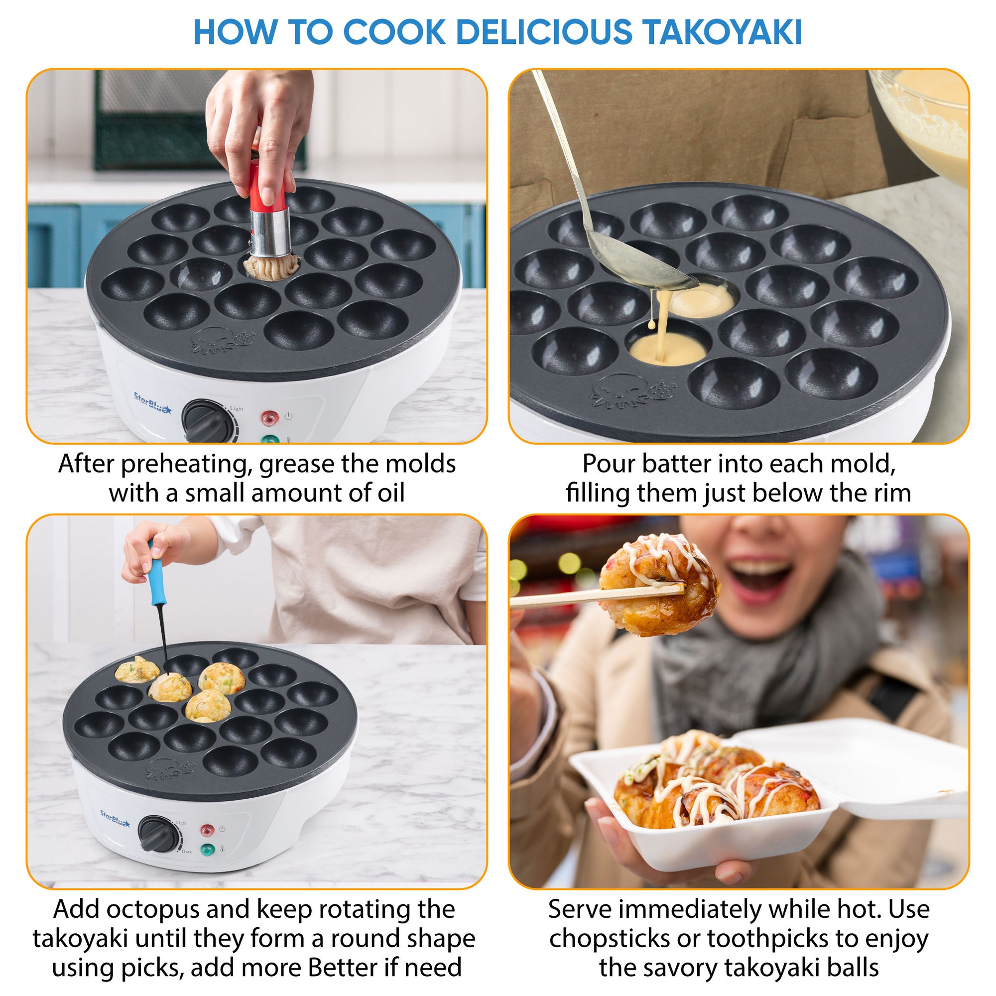 An application scenario or product detail of takoyaki maker - Image 16