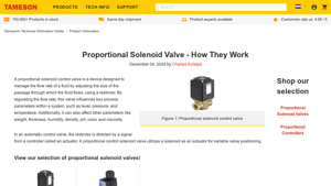 Tameson - Proportional Solenoid Control Valve