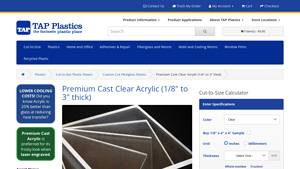 Tap Plastics - Acrylic Sheets