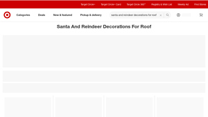 Target - Santa and Reindeer Decorations
