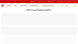Target - Extra Large Plastic Pumpkins