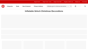 Target - Inflatable Grinch Christmas Decorations
