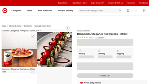 Diamond L'Elegance - Toothpicks 250ct