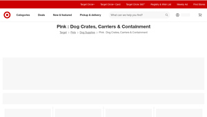 Target - Pink Dog Crates & Carriers