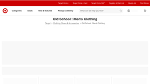 Target - Old School Men's Clothing Essentials
