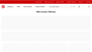 Target - Mini Caster Wheels