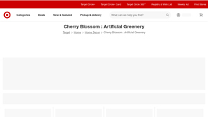 Target - Cherry Blossom Artificial Plants