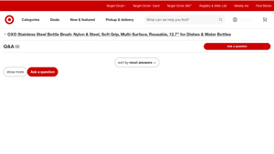 OXO - Stainless Steel Bottle Brush