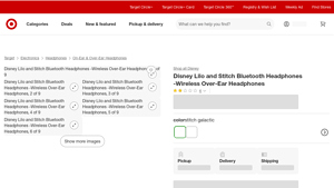 Quest Basics - Disney Lilo and Stitch Bluetooth Headphones