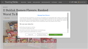 Tasting Table - Buldak Ramen Flavors