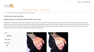 Tat2X - Tat Skin Cover Up Tape