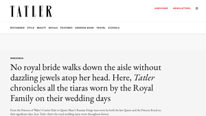 Tatler - Royal Wedding Tiaras