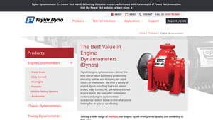 Taylor Dyno - Engine Dynamometers