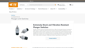 TE - Shock Resistant Plunger Switches