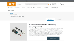 TE Connectivity - Push Button Switch