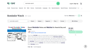Teachers Pay Teachers - Reminder Watches