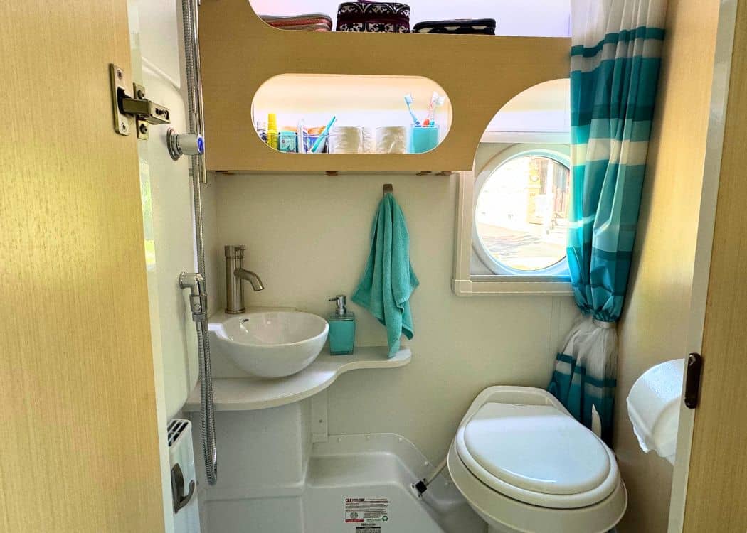 An application scenario or product detail of teardrop camper with bathroom - Image 3