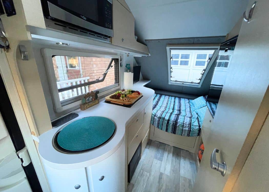 An application scenario or product detail of teardrop camper with bathroom - Image 5