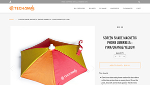 Tech Candy - Screen Shade Magnetic Phone Umbrella