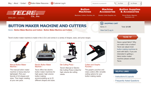 Tecre - Button Maker Machines
