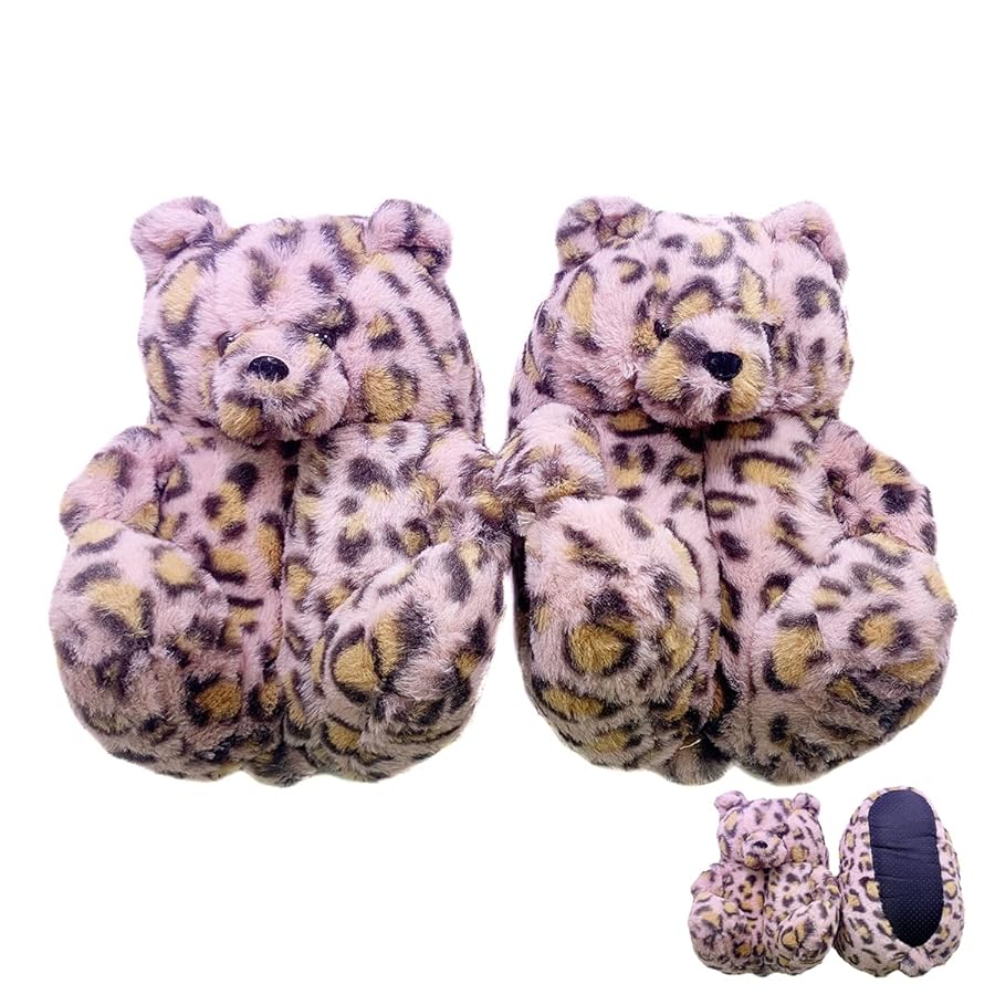 An application scenario or product detail of teddy bear slippers - Image 17