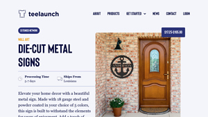 Teelaunch - Metal Home Decor Sign