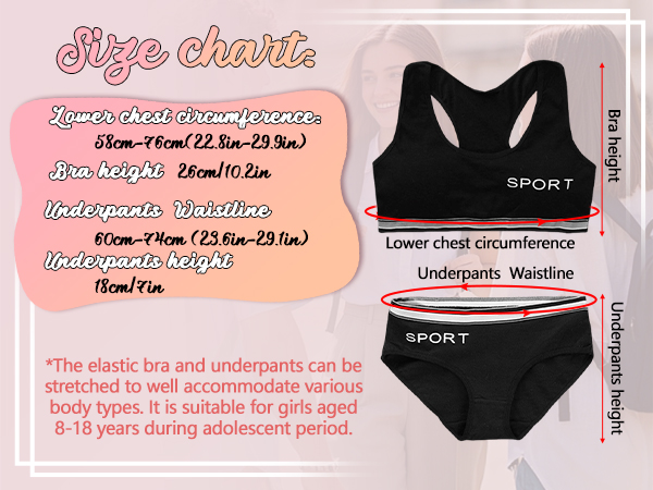 An application scenario or product detail of teen bra and panties - Image 13