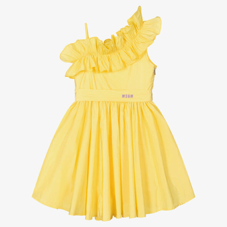 Featured image for the teen frock elastic top part in yellow guide