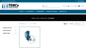 Temco Industrial - Hydraulic Cylinder Rams