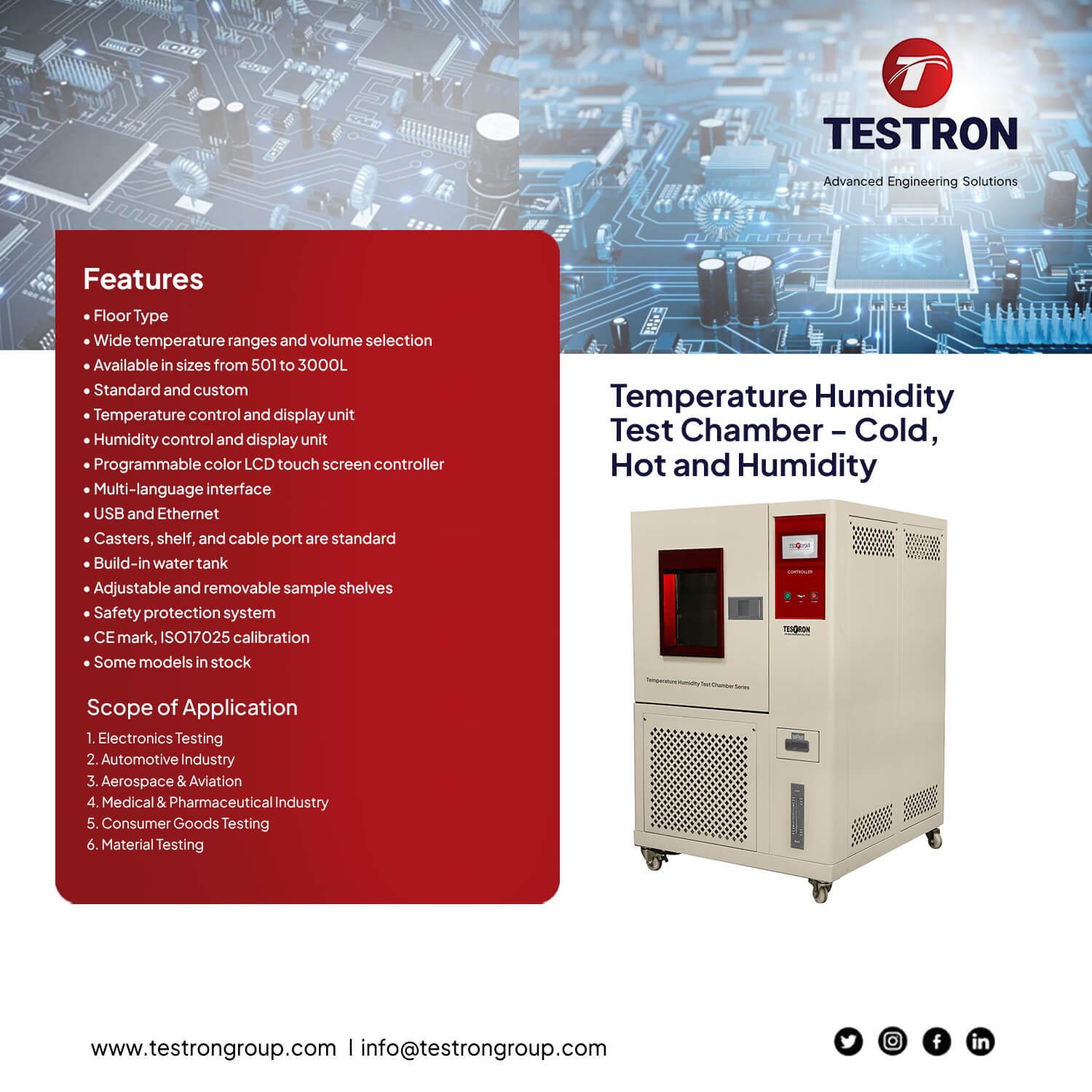 An application scenario or product detail of temperature controlled chamber - Image 19