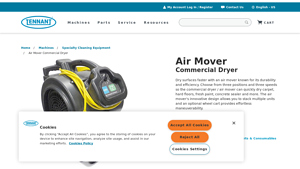 Tennant - Air Mover Commercial Dryer