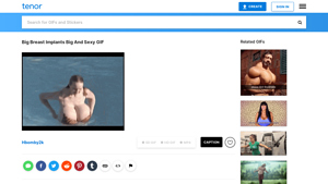Tenor - Big Breast Implants GIF