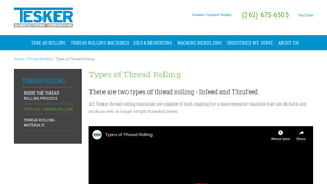 Tesker - Thread Rolling Solutions