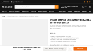 Teslong - NTS300 Pro Rotating Lens Inspection Camera