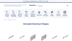 Testrite Aluminum - Extruded Aluminum Shapes