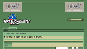 Texas Bowhunter - Corn Capacity Guide