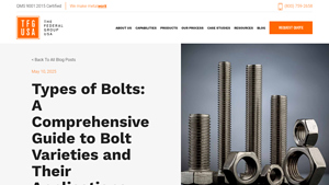 TFG USA - Diverse Bolt Types