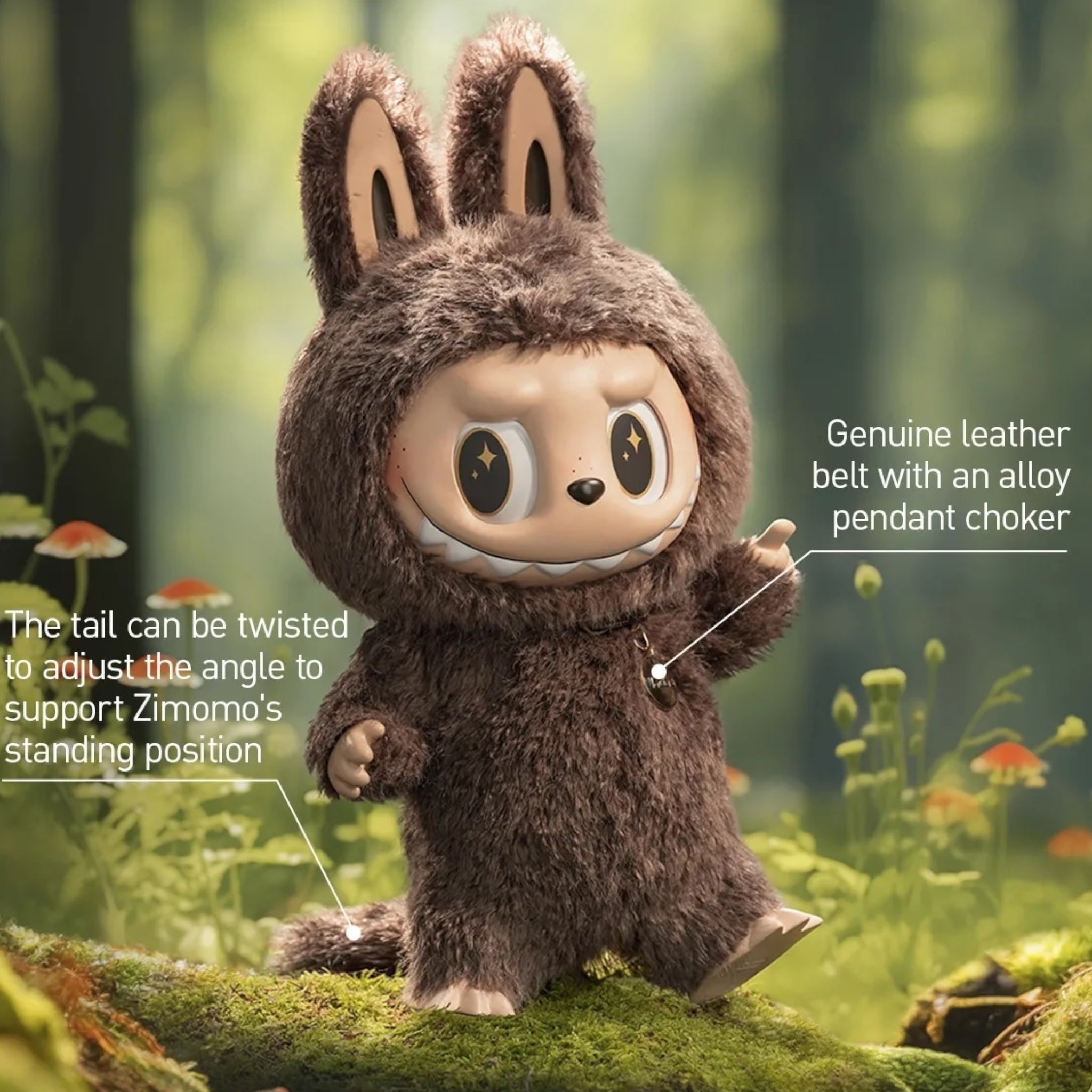 An application scenario or product detail of the monsters - i found you vinyl face doll - Image 2