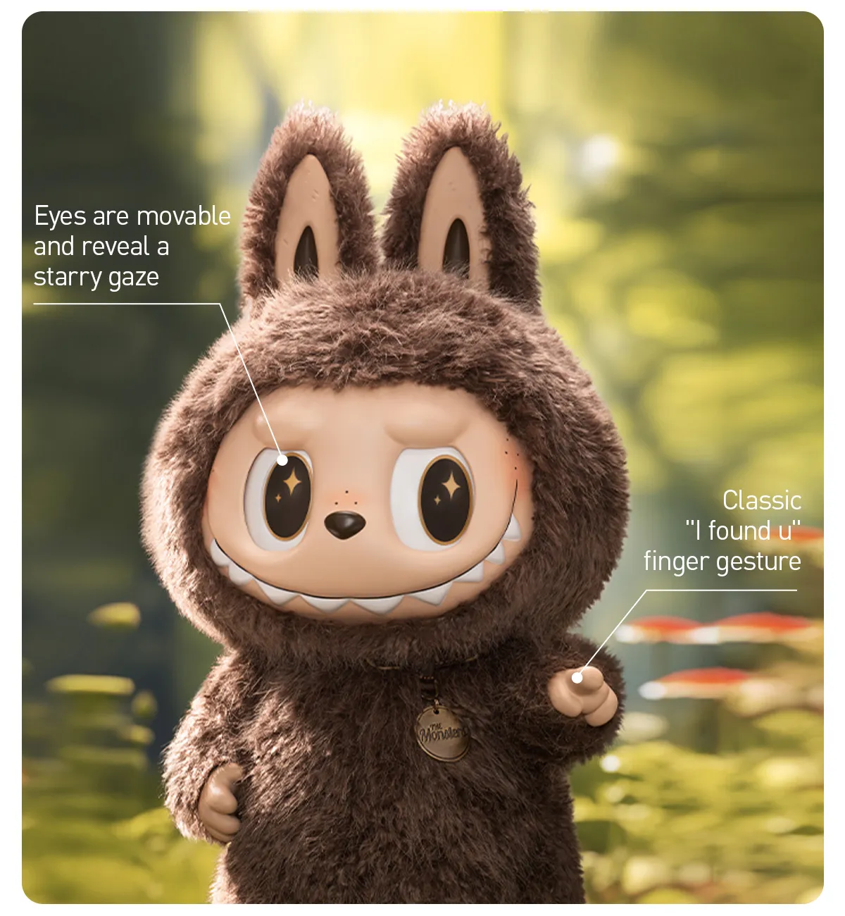 An application scenario or product detail of the monsters - i found you vinyl face doll - Image 10