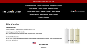 The Candle Depot - Pillar Candles